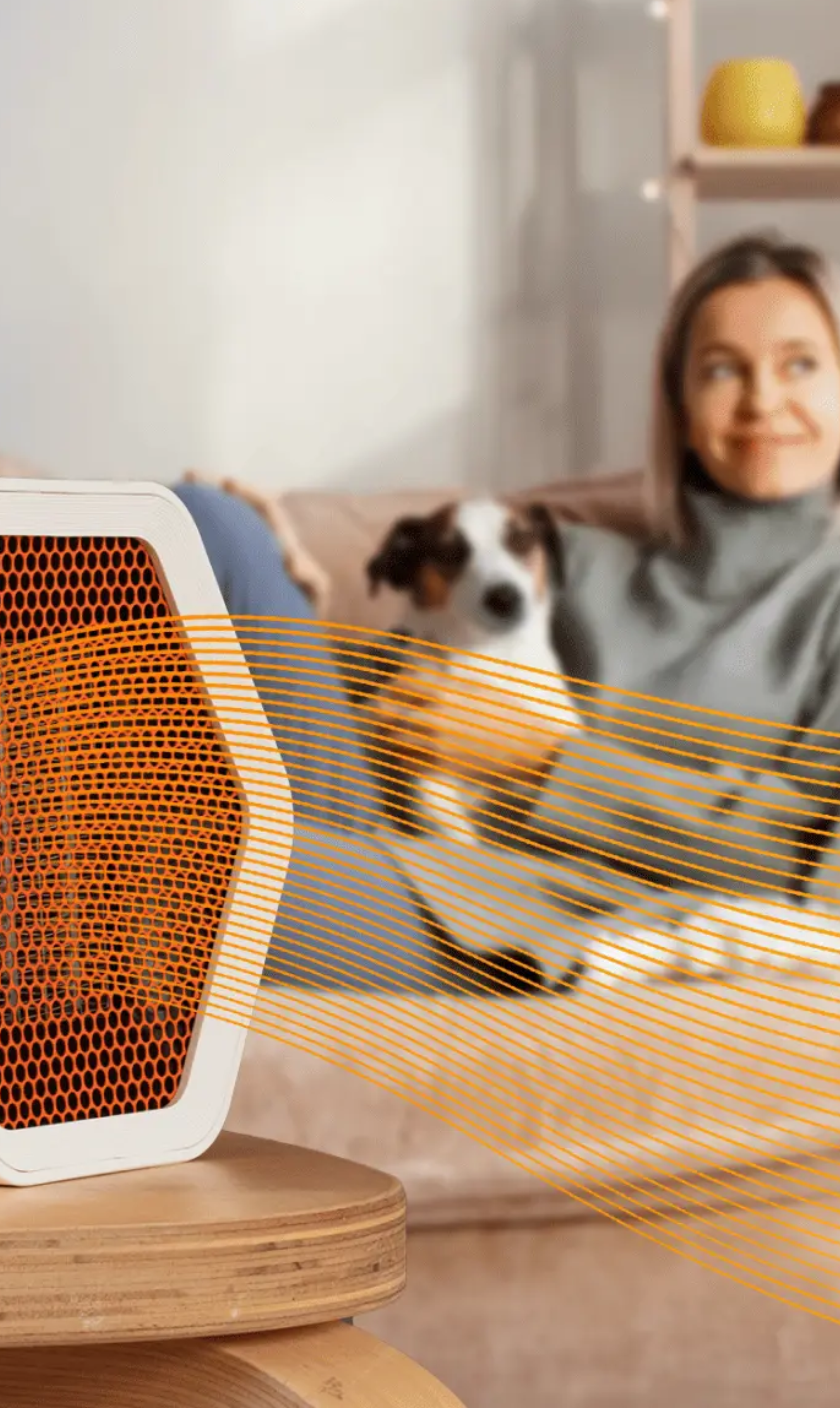 customer using Hexa Heater